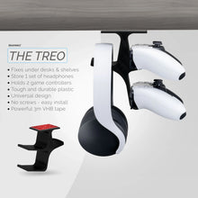 Load image into Gallery viewer, THE TREO - UNDER DESK DUAL HANGER