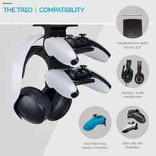 Load image into Gallery viewer, THE TREO - UNDER DESK DUAL HANGER