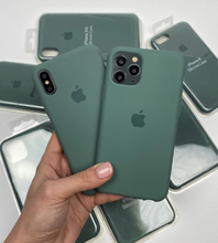 Load image into Gallery viewer, flexible tpu materials Silicon Case (PINE GREEN solid comfortable feel