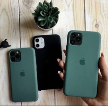 Load image into Gallery viewer, flexible tpu materials Silicon Case (PINE GREEN solid comfortable feel