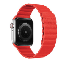 Load image into Gallery viewer, Sport loop features Leather Loop Watch Band 38/40mm sport loop feature