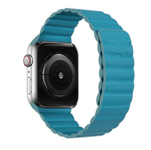 Load image into Gallery viewer, Sport loop features Leather Loop Watch Band 38/40mm sport loop feature