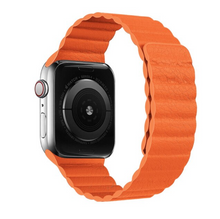 Load image into Gallery viewer, Sport loop features Leather Loop Watch Band 38/40mm sport loop feature