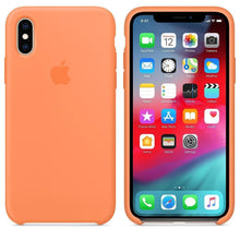 Load image into Gallery viewer, flexible tpu materials Silicone Case (PASTEL ORANGE) solid iphone case