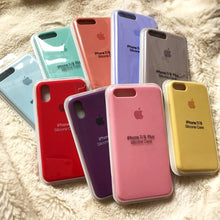 Load image into Gallery viewer, flexible tpu materials Silicone Case (PASTEL ORANGE) solid iphone case