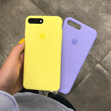 Load image into Gallery viewer, flexible tpu materials Silicone Case (NEON YELLOW) solid iphone case