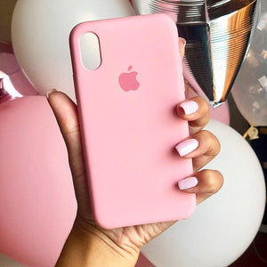 flexible tpu materials, Silicone Case (BABY PINK) solid, iphone case