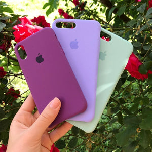 flexible tpu materials Silicone Case (LILAC) solid, comfortable feel