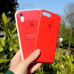 flexible tpu materials Silicone Case (RED) solid, comfortable feel