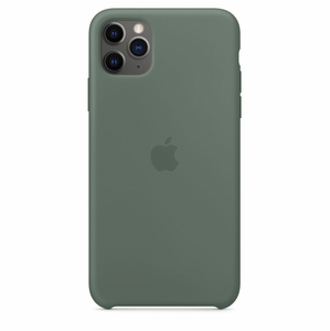 flexible tpu materials Silicon Case (PINE GREEN solid comfortable feel