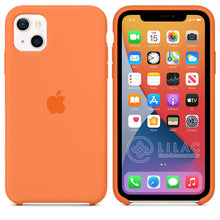 Load image into Gallery viewer, flexible tpu materials Silicone Case (PASTEL ORANGE) solid iphone case
