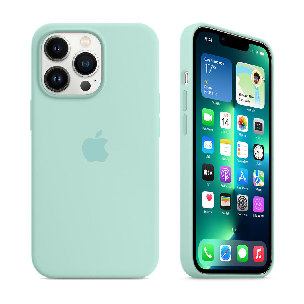 flexible tpu materials, Silicone Case (MARINE GREEN)  iphone case