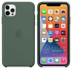 flexible tpu materials Silicon Case (PINE GREEN solid comfortable feel