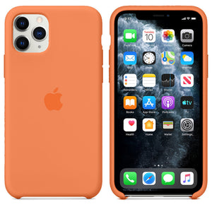 flexible tpu materials Silicone Case (PASTEL ORANGE) solid iphone case