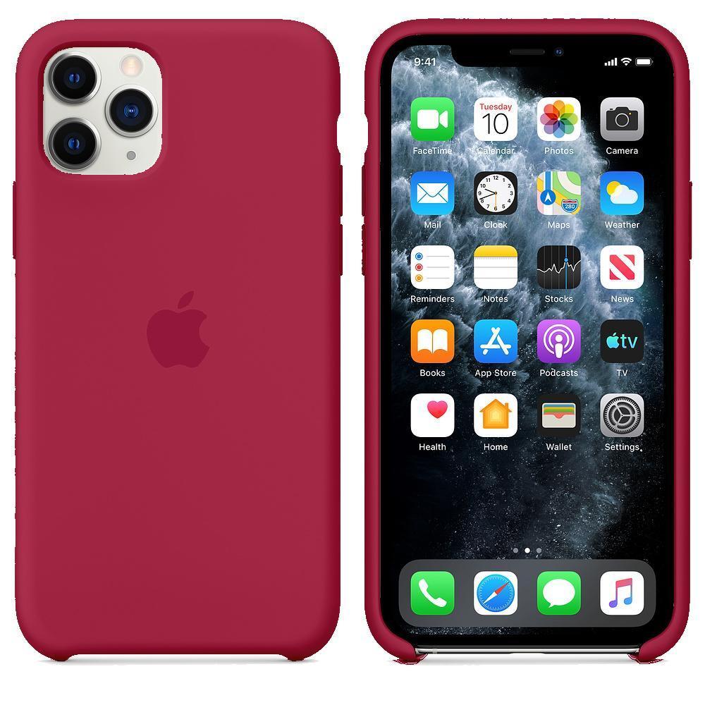 flexible tpu materials Silicone Case (RED PINK) solid comfortable feel