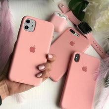 Load image into Gallery viewer, flexible tpu materials, Silicone Case (BABY PINK) solid, iphone case
